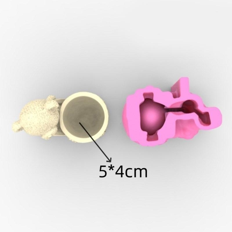 91AC Cartoon Bear Flower Pots  - Potsticker Mold ulasan dan harga