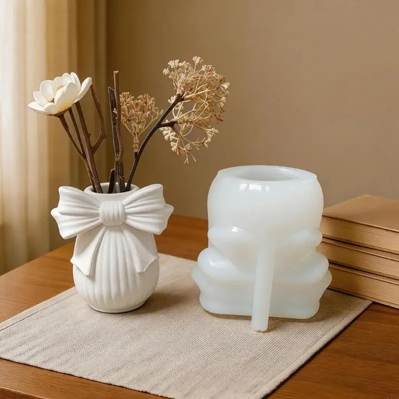 Bowknot Striped Vase Silicone  - Potsticker Mold ulasan dan harga