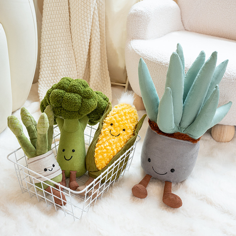 Plush Toy many Designs Broccol - Corn Dog Stick ulasan dan harga